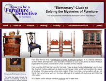 Tablet Screenshot of furnituredetective.com